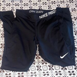 Nike Pro Kids Black Leggings
